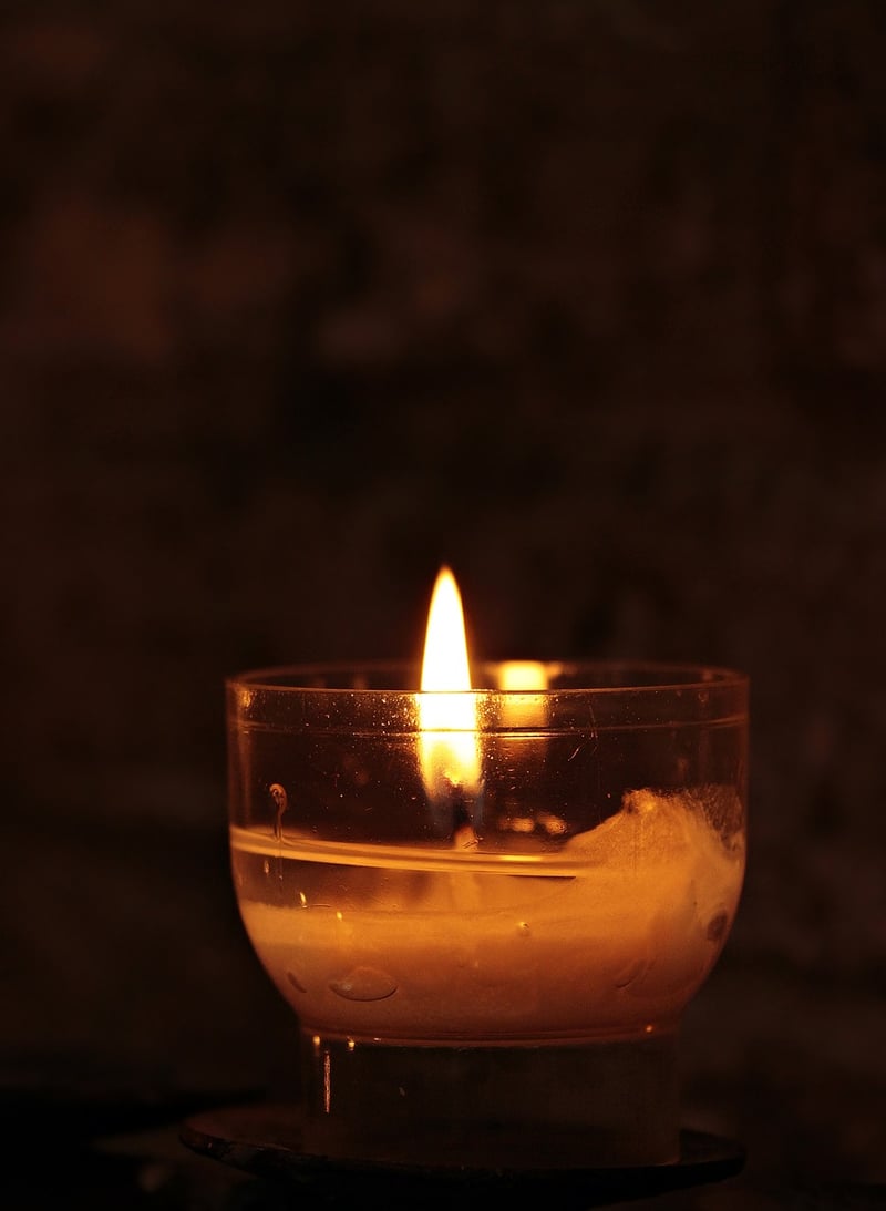 Upcycled Glass Jar Candle Holders